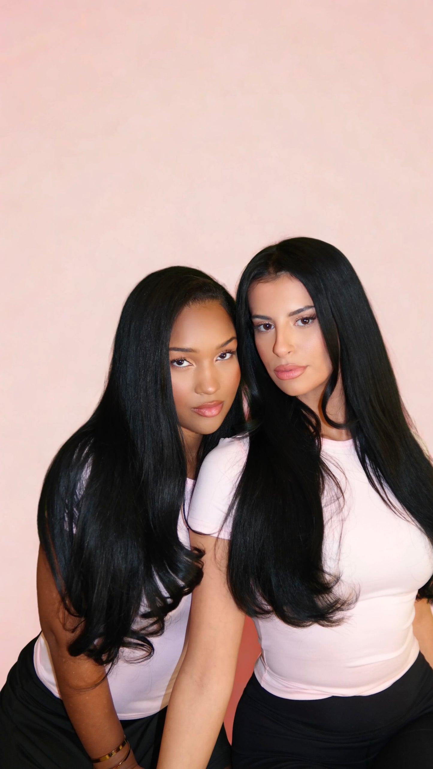 Silky Straight Bundles Jet black