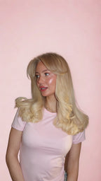 Silky Straight Blond Clip-ins