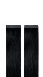 Silky Straight Tapes Jet black