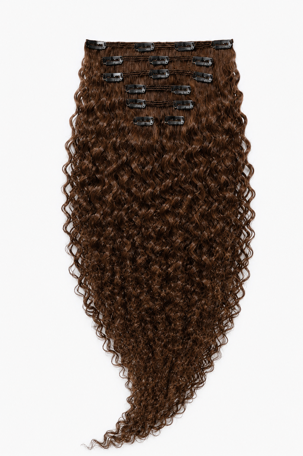 Signature Curly Clip-ins Chocolate Brown