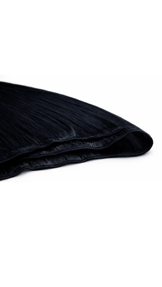 Silky Straight Bundles Jet black