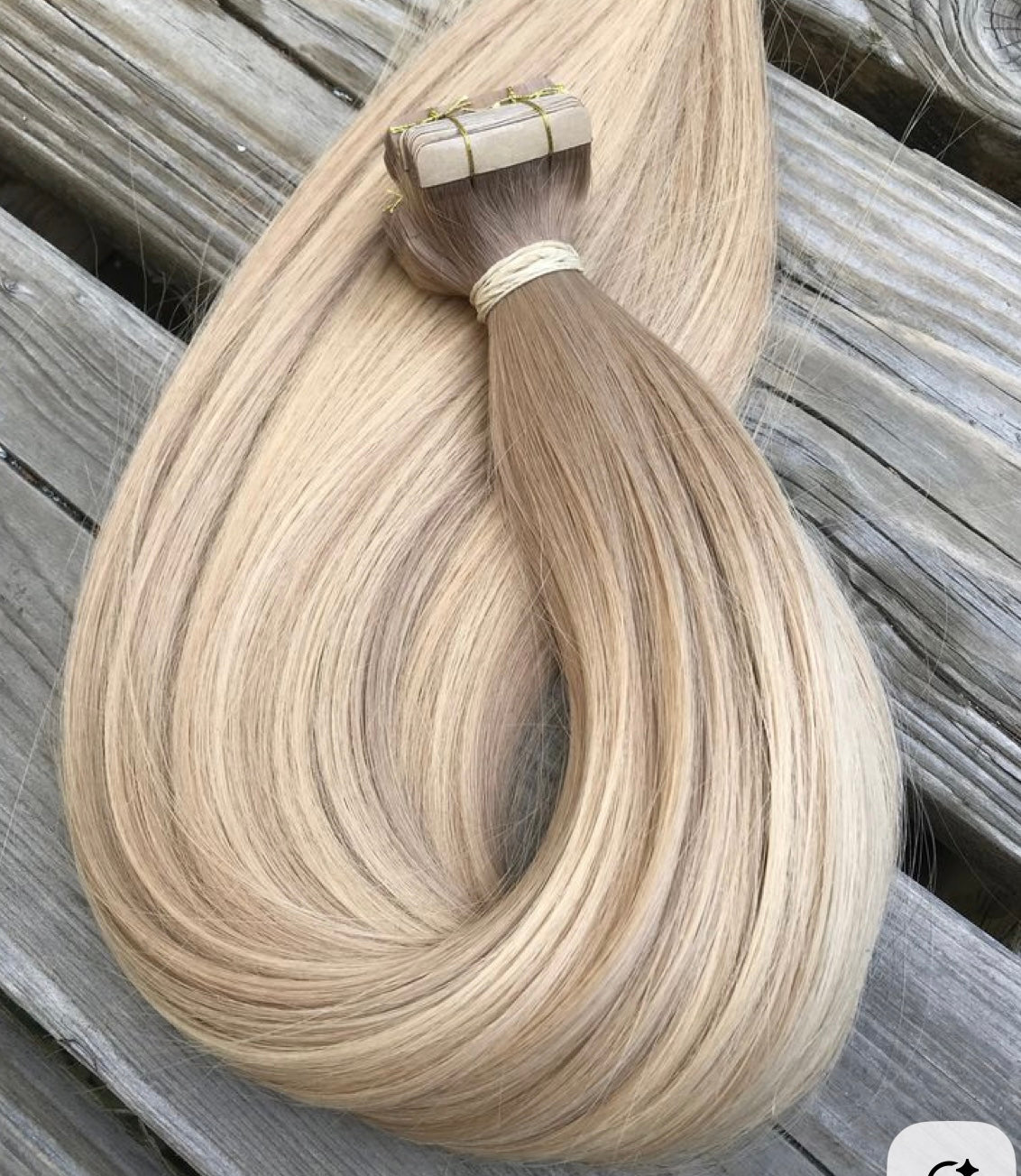 Isabelles hair tape ins