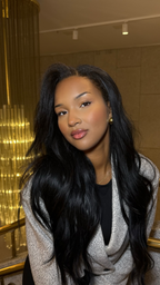 Silky Straight Bundles Almost black