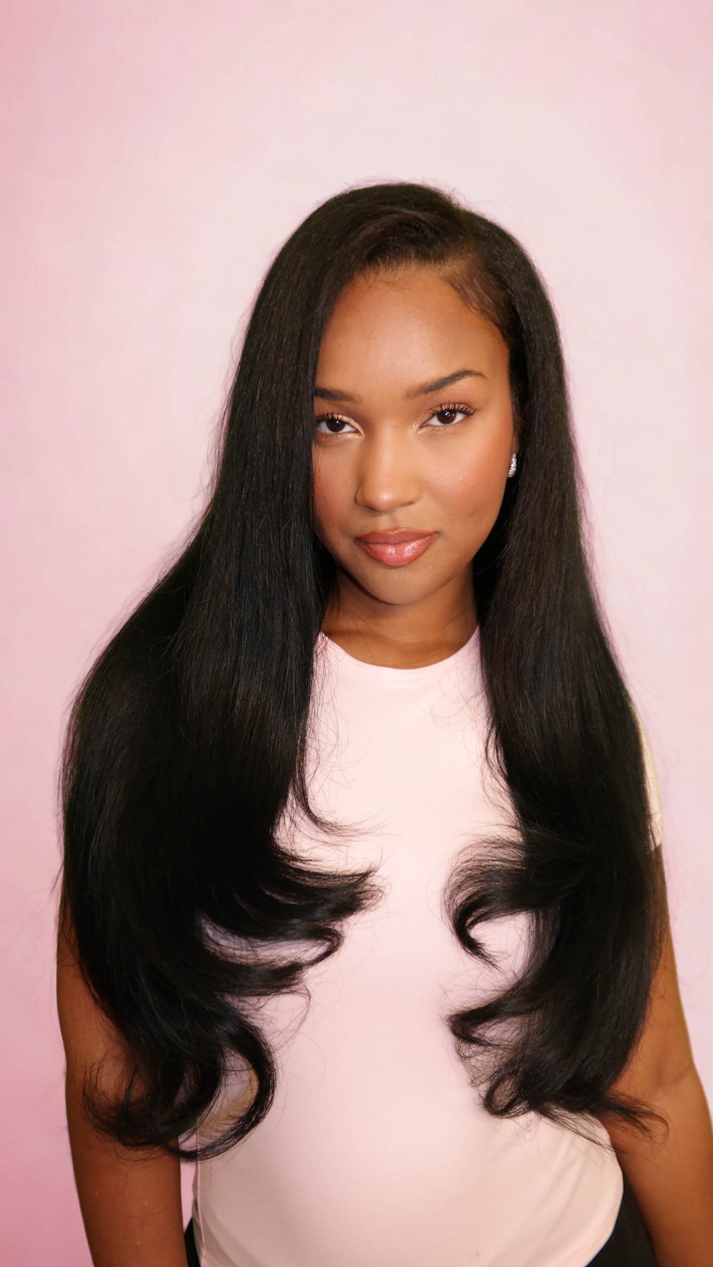 Silky Straight Bundles Jet black